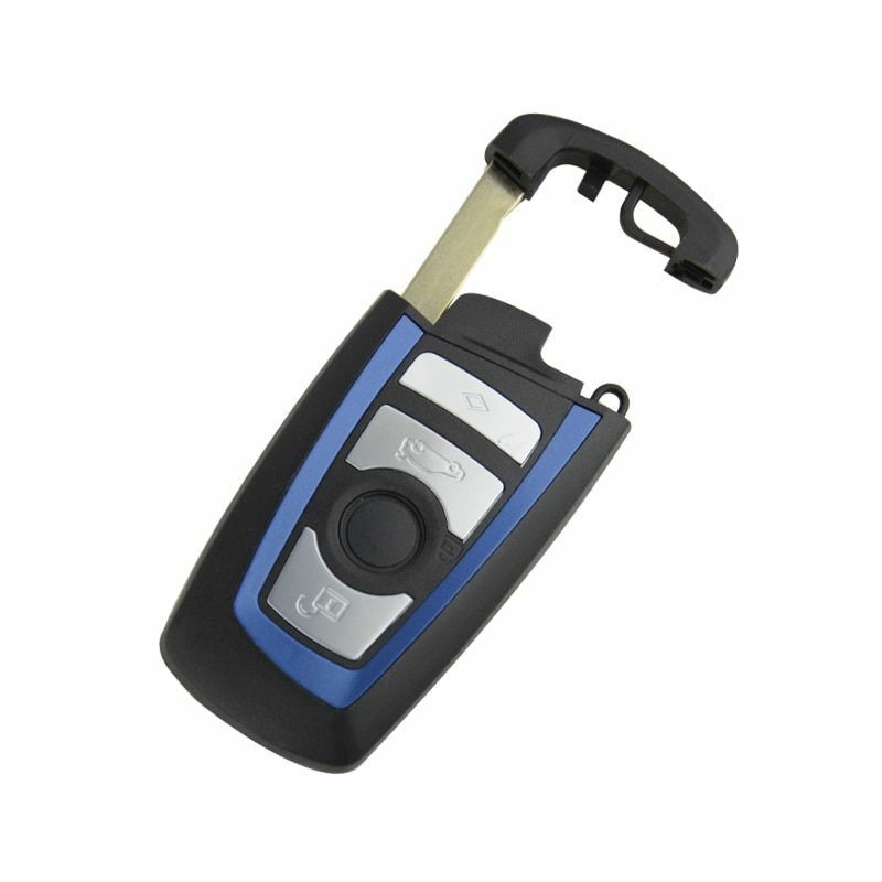 Car Key Shell Fob For BMW 3/4 Button Smart Remote CAS4 F 3 5 E90 E92 E93 X5 F10