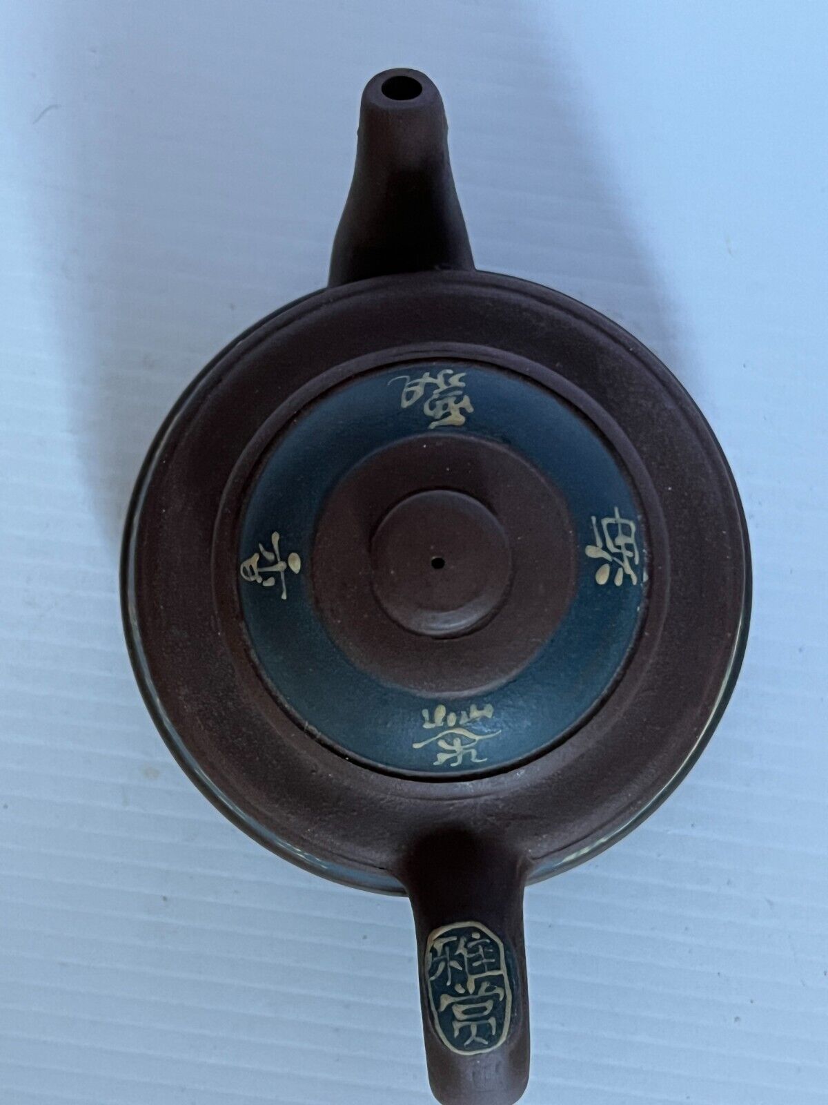 chinese zisha tea pot hand painted