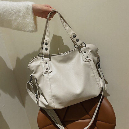 Shopper Tote Bag Women Pu Leather Female Shoulder Crossbody Bags Women's Handbag