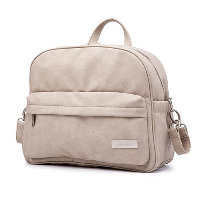 Solid Fashion Diaper Backpack Nappy Changing Bag for Mother Stylish Diaper Bags