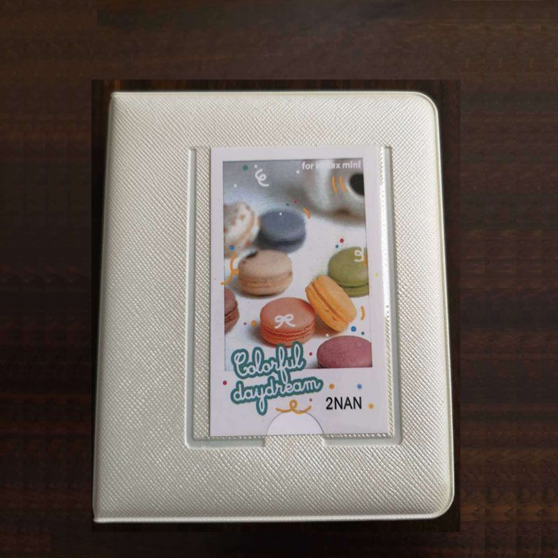 Photo Album 64 Pockets Candy Color Polaroid Mini Photocards Image Holder Storage