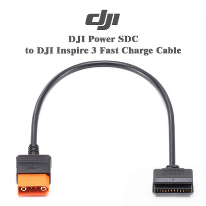 DJI Power SDC to Inspire 3 Fast Charge Cable 200W –44min 0-100% for TB51 Battery