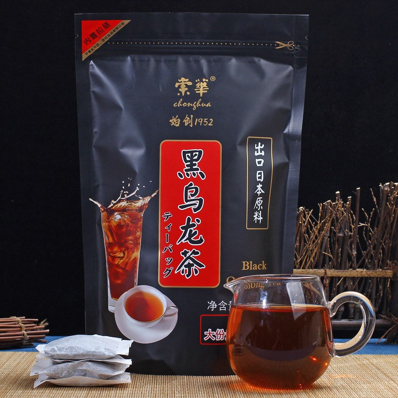250g Authentic Fujian Black Oolong Tea Ripe Tea Mellow Aroma Loose Tea