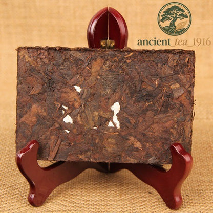 250g 2010 Yunnan Pu-erh Brick Tea Aged Jujube Flavor Ripe Tea