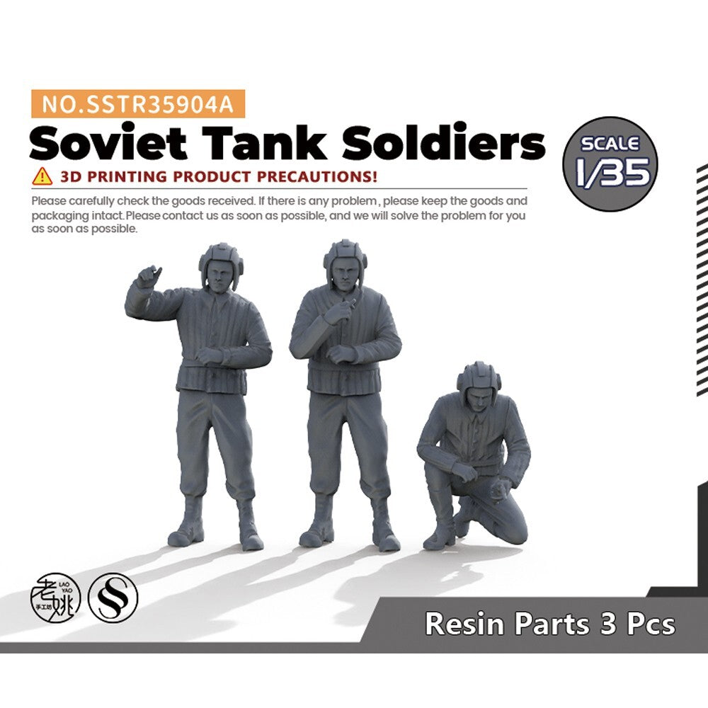 Yao's Studio SSTR35904A 1/35 Military Model Soviet Tank Toldiers