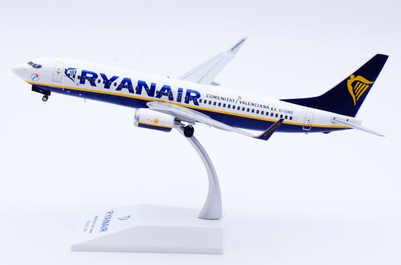 1:200 JC Wings RYANAIR BOEING B737-800 Passenger Airplane Diecast Aircraft Model