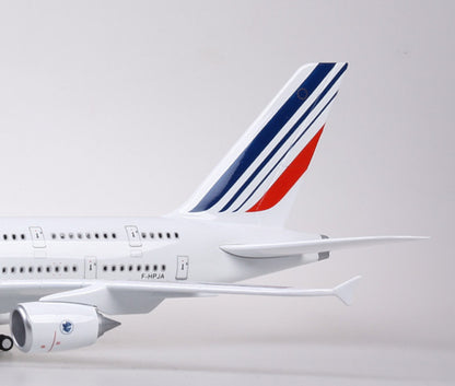 46CM 1:160 AIR FRANCE AIRBUS A380 Airplane Landing Gear Resin Aircraft Model
