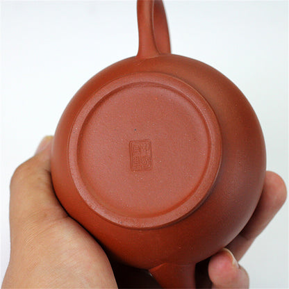 Yixing Zisha Purple Clay Chinese Teapot Signed, With Great Tea Patina 芭乐 清水泥