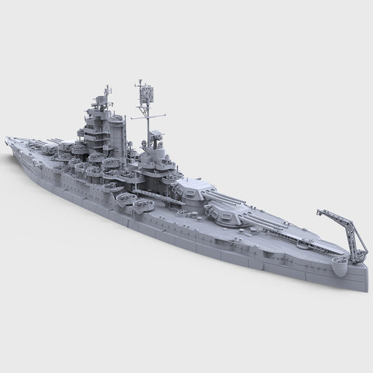 SMODEL 1/1250 Model Kit USS New Mexico Class Mississippi (BB-41) 1945 Battleship