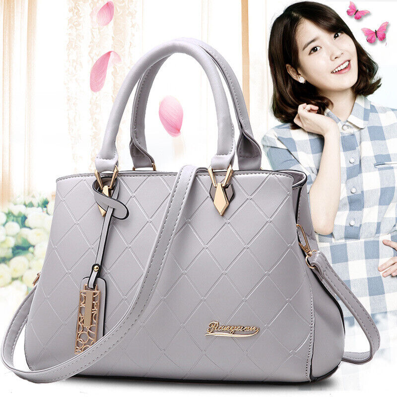 Women's Ladies Casual Shoulder Bag PU Leather Handbag Satchel Messenger Bags