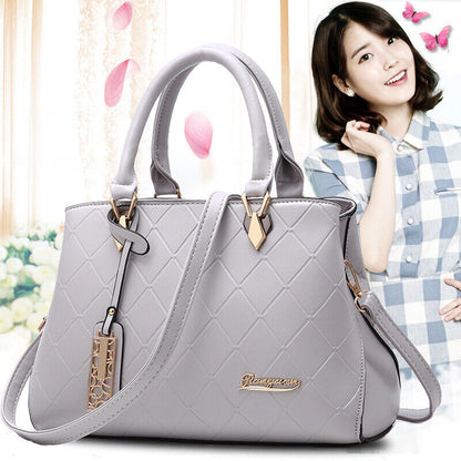 Women's Ladies Casual Shoulder Bag PU Leather Handbag Satchel Messenger Bags