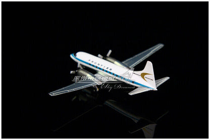 1:400 GeminiJets FRONTIER Convair CV-580 Passenger Airplane Diecast Plane Model