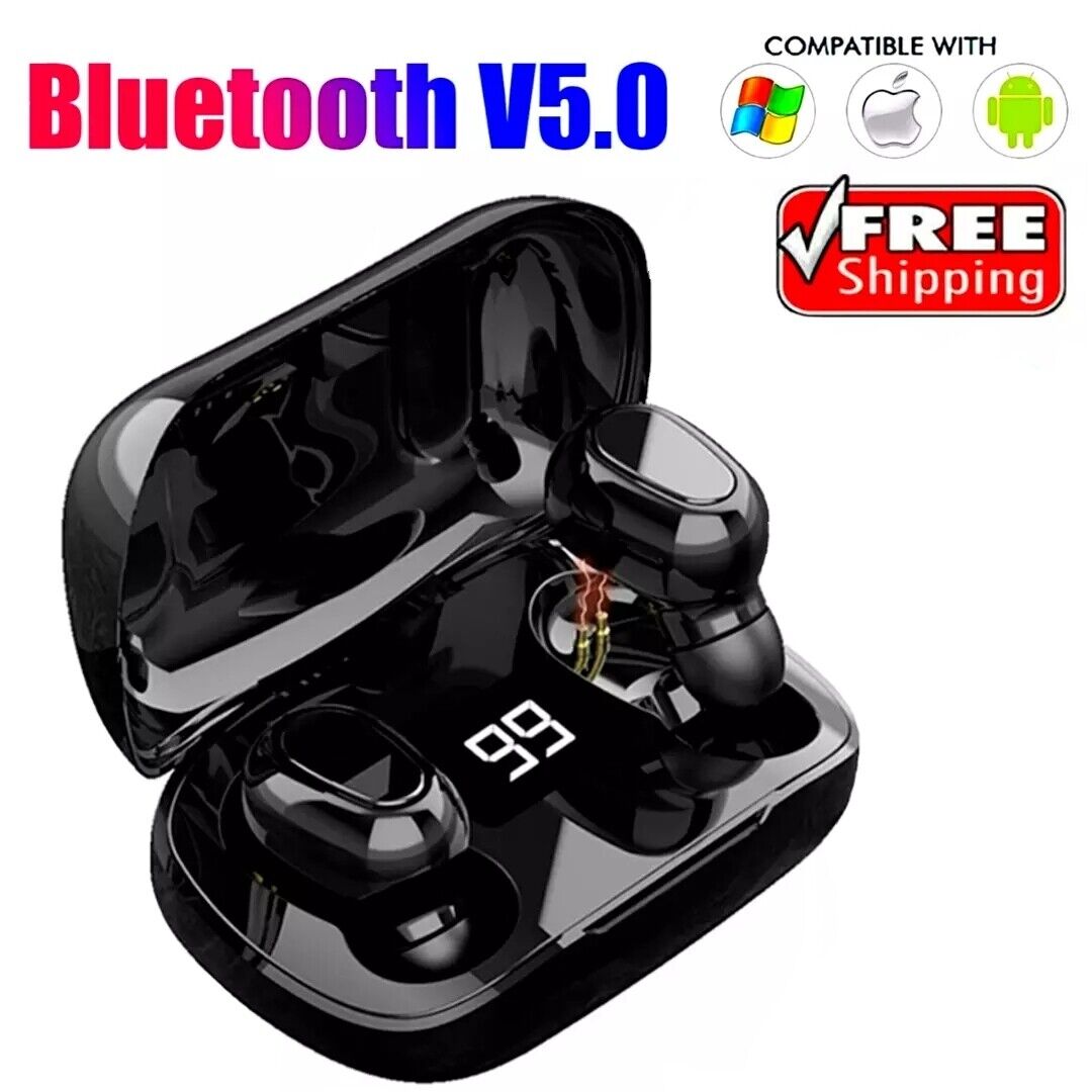 Bluetooth 5.0 Headset TWS Wireless Earphones Mini Earbuds Stereo Headphones