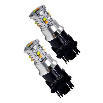 For Chevy Silverado 1500 1999-2013 3157 4157 LED Turn Signal Lights Switchback p