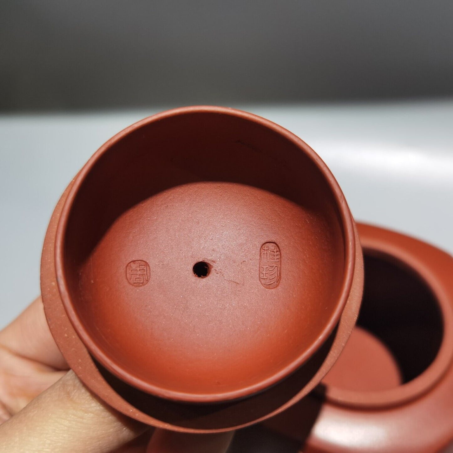 Vintage Chinese Yixing Purple Clay Teapot Zisha Ceremony Painted Nice Teaware