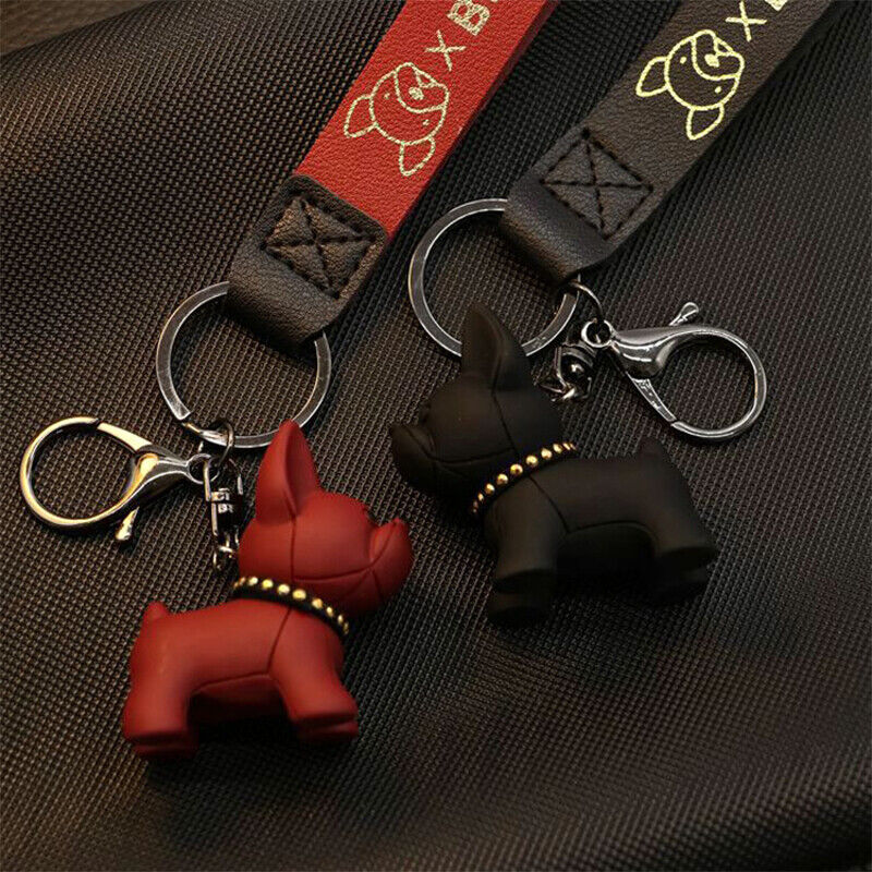 Creative Law Fighting Dog Cartoon Keychain Cute Doll Keychain Bag Pendant