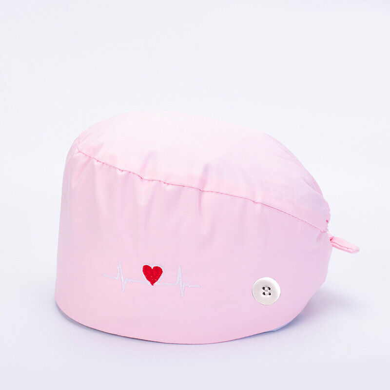 Surgical Cap Baotou Cap Doctor Hat Electrocardiogram Nurse Pure Cotton Buckle