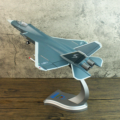 1:48 36CM J-35 Stealth Fighter Plane AIRSHOWCHINA Diecast Aircraft Model