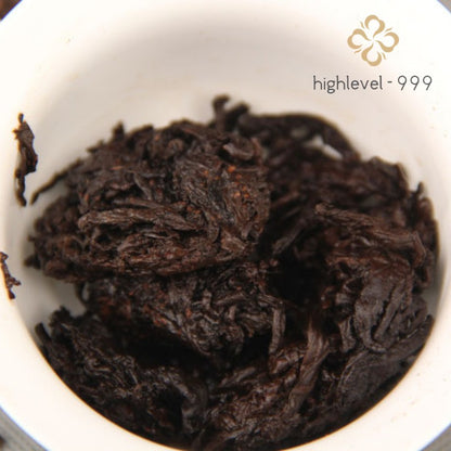 500g Ripe Pu'er Yunnan Menghai 2005 Aged Golden Bud Lao Chatou Loose Tea
