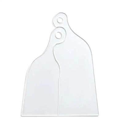 Cutting Board Handle Templates Acrylic Clear DIY Woodworking Stencil 40.6x15.6cm
