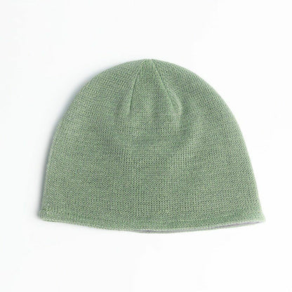 Reflective Beanie Hat Mens Womens Autumn Winter Warm Knitted Hats Bonnet Ski Cap