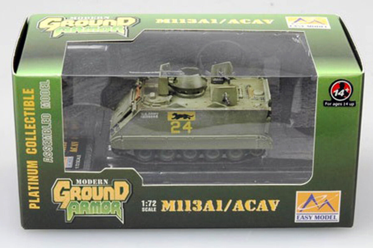 M113 armored personnel carrier 8th Infantry tank 1/72 non diecast Easy model