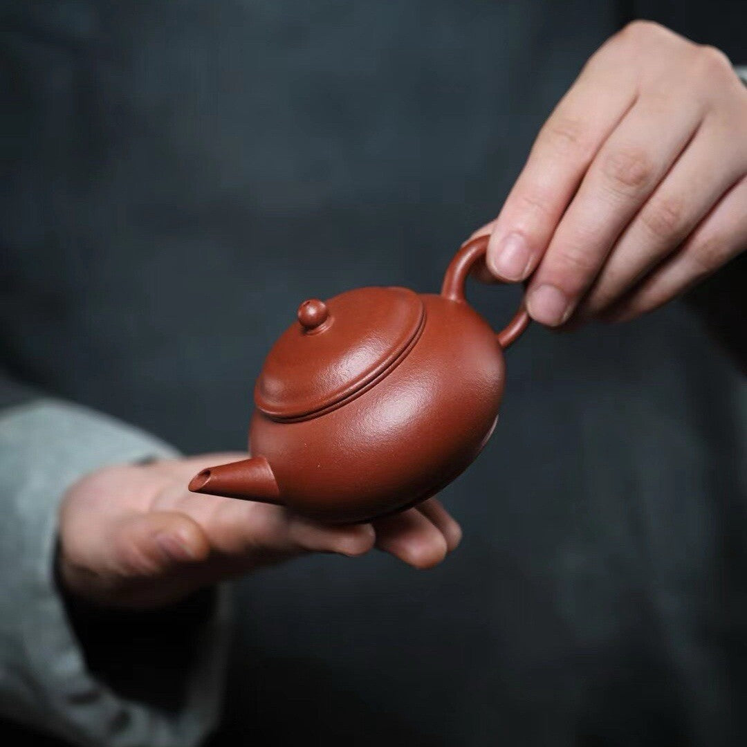 110cc Eggshell Thin Yixing Zisha Purple Clay JiangpoNi Handmade Shuiping Teapot
