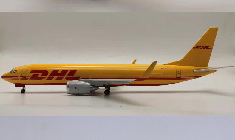 47CM 1:80 DHL BOEING 737 Plane Aircraft Landing Gear Resin Airfreighter Model