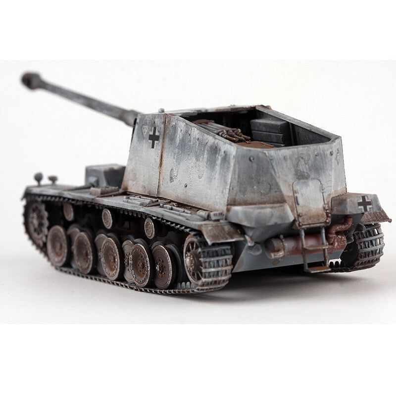 1/72 AM German 128mm Self-propelled Anti-tank Gun Emil Heavy Tank Finished Model