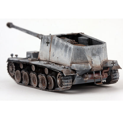 1/72 AM German 128mm Self-propelled Anti-tank Gun Emil Heavy Tank Finished Model