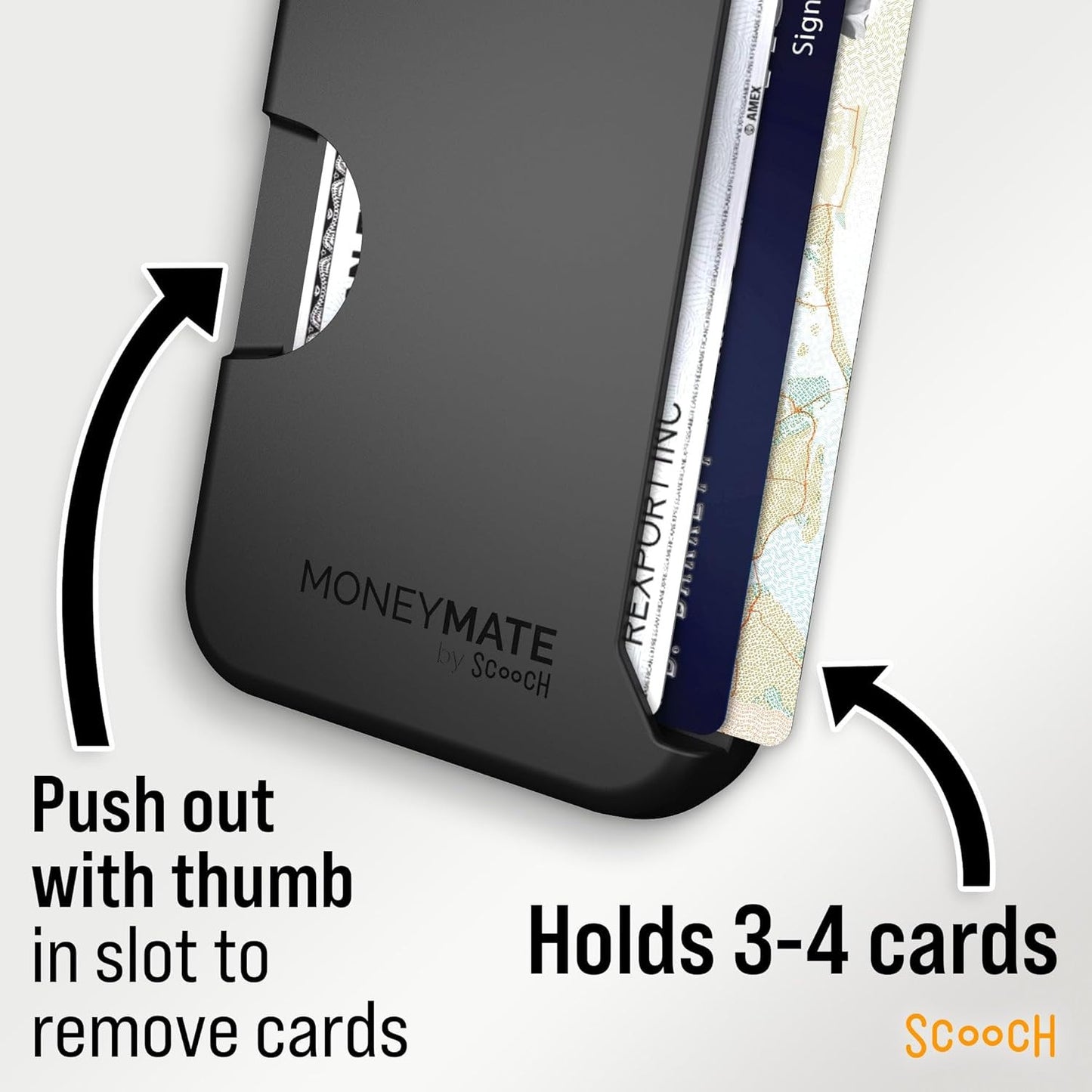 for Iphone 17 Case with Card Holder, Moneymate Wallet Case with Hidden Card Slot