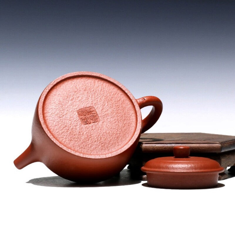 full handmade tea pot traditional craft real yixing zisha zhu clay master marked