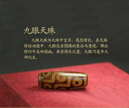 Ethnic Style Great Quality Nine and Three Eyes Natural Bracelet