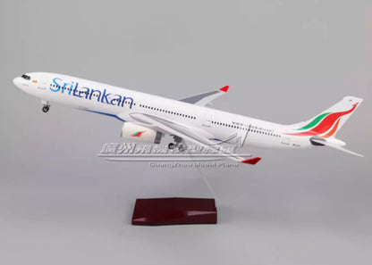 1:135 47CM Srilankan AIRBUS A330 Passenger Airplane Landing Gears Resin Model