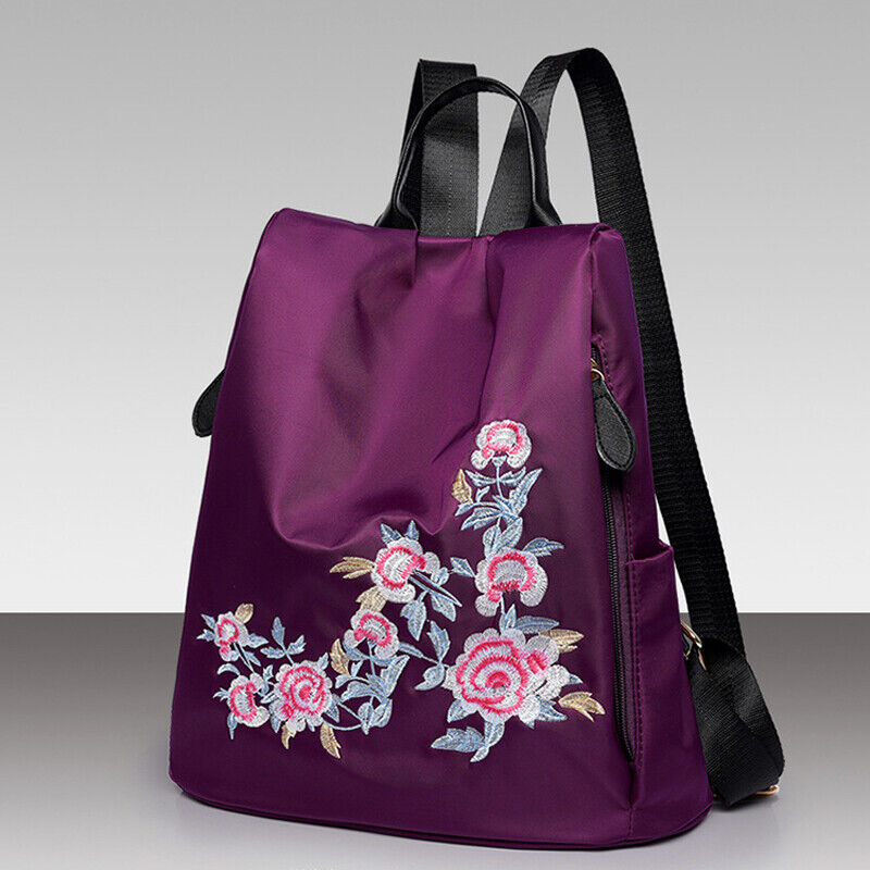 Fashion Womens Floral Embroidery Crossbody Bag Handmade Bag Pattern Shoulder Bag