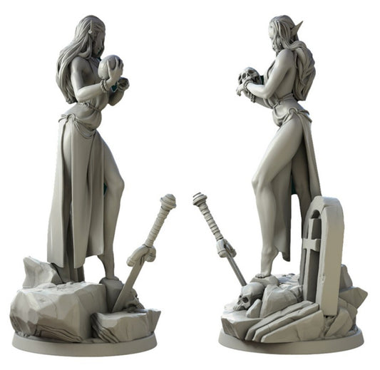 1/24 resin figures model Fantasy Mage Unassembled Unpainted