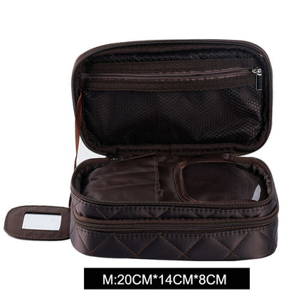 Toiletry Cosmetic Bag Waterproof Beautician Make Up Travel Organizer Beauty Case