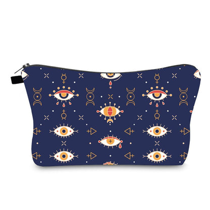 Cosmetic Bag Printed Traveling Storage Bags Clutch Washing Bag Makeup Organizer