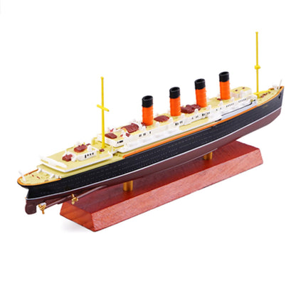 Alloy 1/1250 Scale RMS Lusitania Cruise Ship Model Boat Toy Gift Collection
