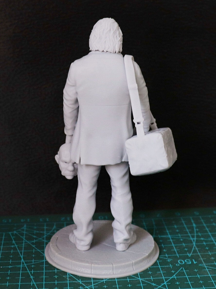 1/24 resin figure model kit H/75mm Movie character clown Unassembled 3D printing