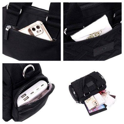 Women Waterproof Nylon Shell Crossbody Tote Handbag Bags Travel Shoulder Purse