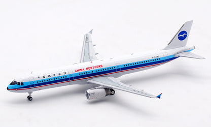 1:200 Aviation CHINA NORTHERN AIRBUS A321 Passenger Airplane Diecast Plane Model