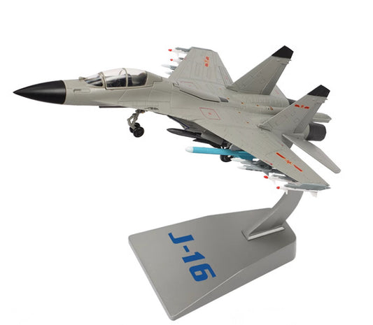 1:72 31CM J-16 Fighter Bomber Plane Diecast Airplane Military Aircraft Model