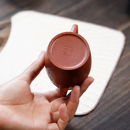 Real Yixing Zisha Jiangpo Clay Tea Pot Handmade Master Pot 7 Infuser Holes China