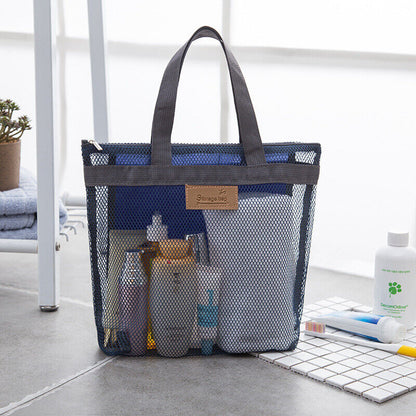 Travel Beach Bag Portable Outdoor Toiletries And Swimming Bags Mesh Storage Bag