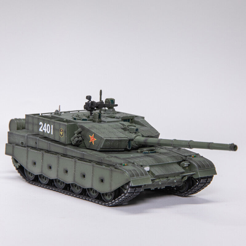 UNISTAR 1/72 Chinese Main Battle Tank ZTZ-99A Type 99 Green Painted Model