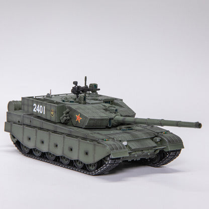 UNISTAR 1/72 Chinese Main Battle Tank ZTZ-99A Type 99 Green Painted Model