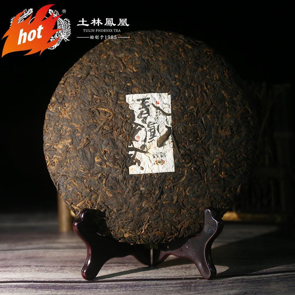 357g TuLin Phoenix Shu Puer Tea "China Feng Huang" Ripe Puerh Tea