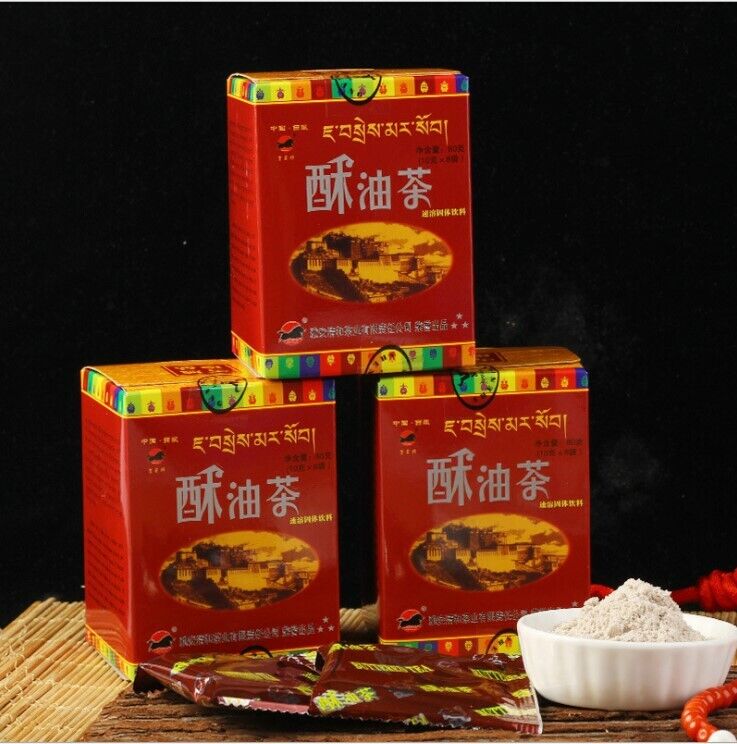 Instant Chinese Tibetan Original Flavour Yak Butter Tea salty Tea Sweet Tea