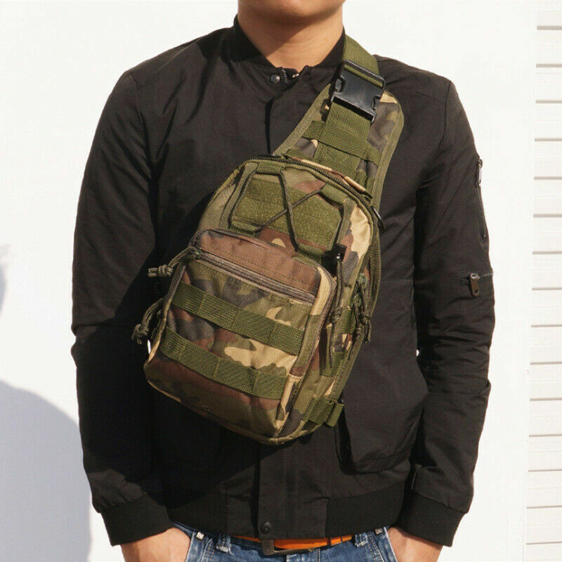 Military Tactical Backpack Camouflage Shoulder Bag Daypack 600D Backpack